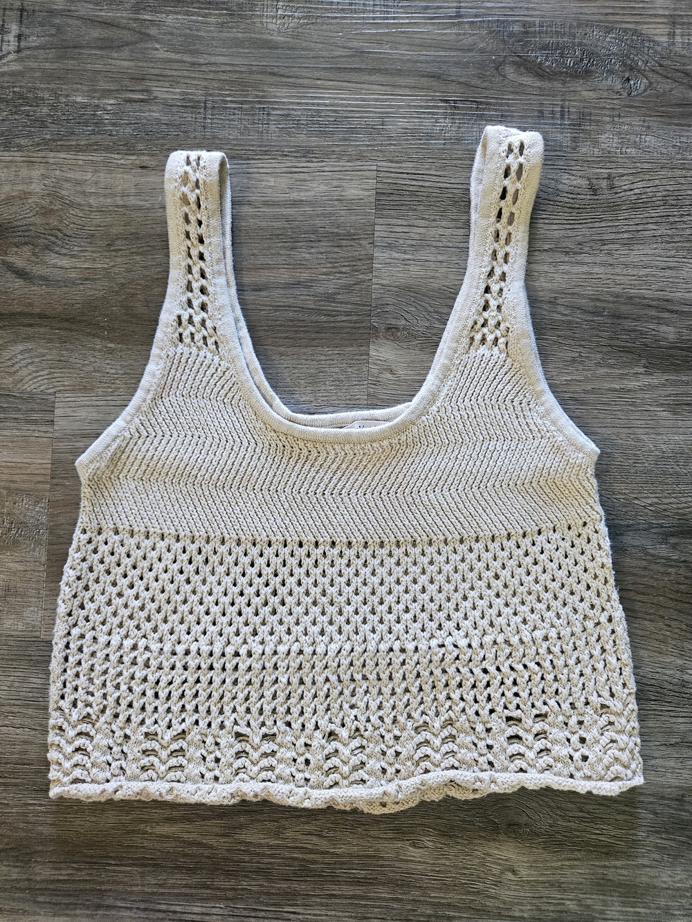 Abercrombie‎ & Fitch Womens Open Stitch Knit Lurex Sweater Tank